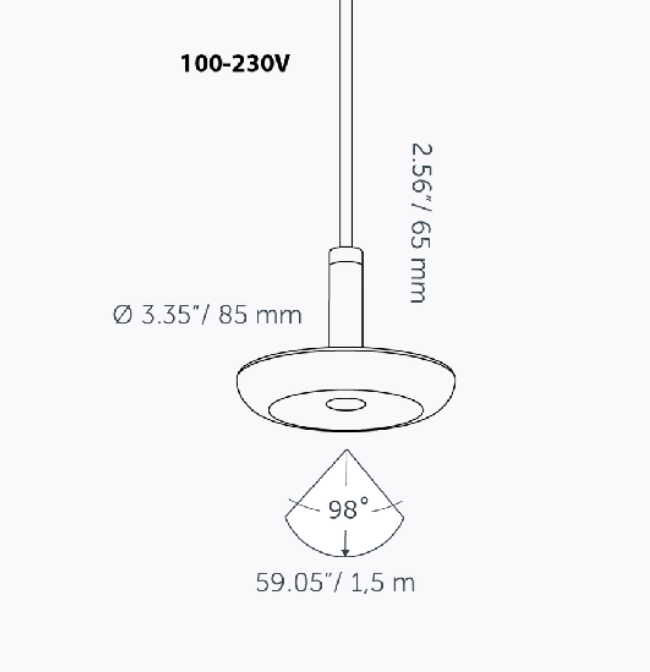 SWAY PENDANT 100V-230V